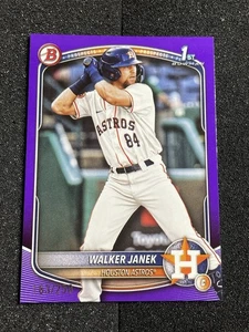 2025 Bowman #BP-15 Walker Janek Prospects Purple #/250 - Picture 1 of 2