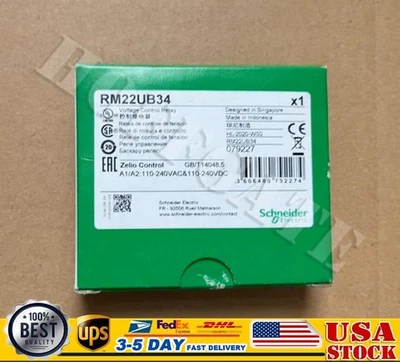 NEW Schneider RM22UB34 Control Relay US Free TAX - Image 1 of 2