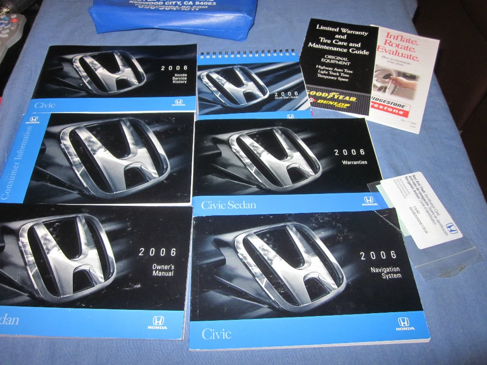 2006 Honda Civic Sedan Owners Manual USUARIO Juego Con / Navegación - Imagen 1 de 1