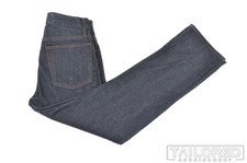SIMON MILLER Solid Blue 100% Denim Cotton Mens Pants Jeans USA - 29