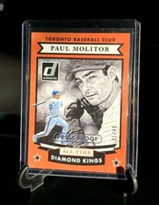 PAUL MOLITOR 2015 Panini Donruss All Time Diamond Kings PRESS PROOF /49 Non Auto