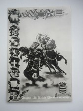 CARTOLINA 'BARLETTA - LA DISFIDA (RENDITI O SEI MORTO)' VIAGGIATA (1967)