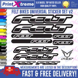 FILZ UNIVERSAL Vinyl Aufkleber Aufkleber Mountainbike Radfahren MTB HOCHWERTIGE V2 - Bild 1 von 7