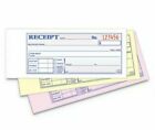 Adams Business Forms Receipt Book 50 Sheets, Three-Part Carbonless (ABFTC2701)