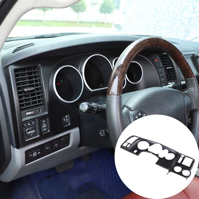 Kit de moldura de panel de tacómetro instrumento central de auto negro para Toyota Tundra 2007-13 Foto 1 de 4