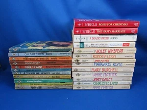 Lot of 25 Harlequin  Romance Paperback Books Collectors Nells Presents Intrigue - Picture 1 of 4