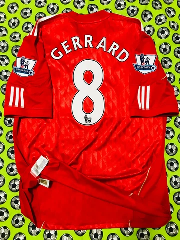 RARE Adidas Liverpool Home Soccer Football Jersey 2011 2012 Steven Gerrard XL Cover