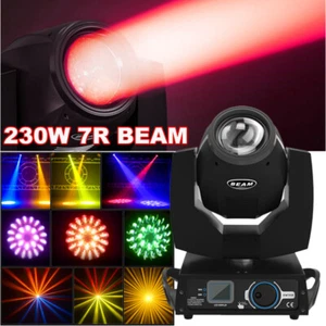 7R Beam 230W LED Zoom Moving Head Light Gobo Strobe DMX DJ Party Stage Lighting - Picture 1 of 12