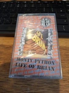 MONTY PYTHON LIFE OF BRIAN VIRGIN CASSETTE NEW SEALED ALL THE FUNNY SCENES SONGS - Picture 1 of 3