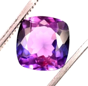 Tanzanita Natural Corte Cojín Morado Azul Tanzania 40Ct Gema Suelta Certificada - Picture 1 of 6