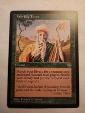 Mirage ** Worldly Tutor (NM!) ** Mtg Magic
