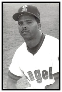 Luis Polonia (1992) California Angels Vintage Baseball Postcard RD11 - Picture 1 of 2