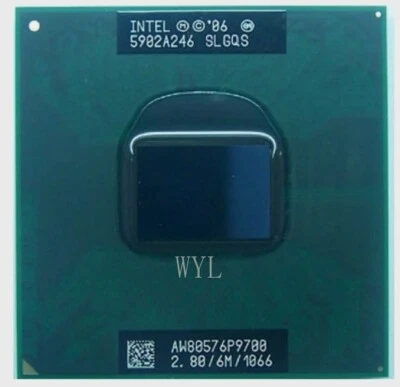 Intel Core 2 Duo P9700 2.8GHz SLGQS 6MB 1066mhz Dual-Core Laptop CPU Processors - Image 1 of 2