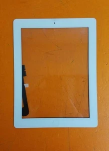 ⭐️⭐️⭐️⭐️⭐️ New iPad 3 White Digitizer Assembly w Tesa Adhesive & Home Button - Picture 1 of 2