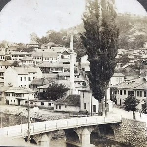 Sarajevo Bosnia & Herzegovina WWI World War One Stereograph Stereoview Card - Picture 1 of 4