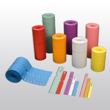 N.1000 ETICHETTE PER PIANTE IN PVC CON ASOLA CM.16X1,7 VARI COLORI SEGNA PIANTE