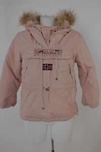 Mädchen Gr.10 Jahre Schlupfform Pelz  Jacke Jacket Outdoor in Rosa - Bild 1 von 4