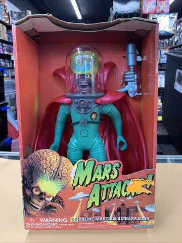 MARS ATTACKS SUPREME MARTIAN AMBASSADOR ACTION FIGURE TRENDMASTERS 1996 Cover