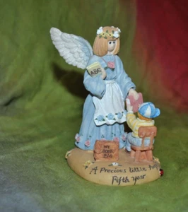 Figura de colección Linda Grayson 1996 Flower Angel para cada niño quinto año niño 5" - Imagen 1 de 5
