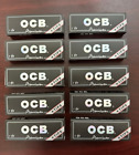 OCB PREMIUM 1 1/4 Cigarette Rolling Papers + Tips -10 PACKS