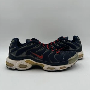 Nike Air Max Plus Navy Red Gold 2000 Size 12 Used 604133-461 - Picture 1 of 24