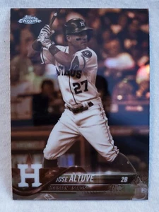 2018 Topps Chrome - Jose Altuve #200 rifrattore seppia Houston Astros - Foto 1 di 2