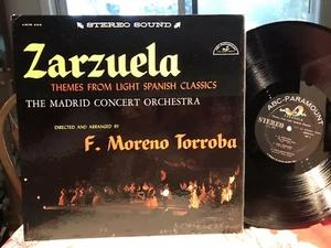 F MORENO TORROBA Zarzuela ABC-Paramount ABCS 292 Vinyl Rare Stereo Record - Picture 1 of 2