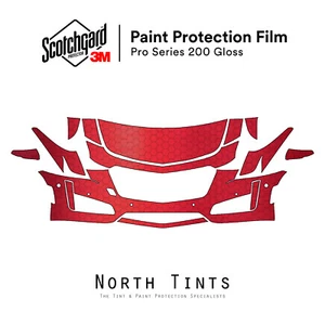 Cadillac CTS-V 2014-2015 3M PRO Series PreCut Paint Protection Clear Bra PPF Kit - Picture 1 of 6