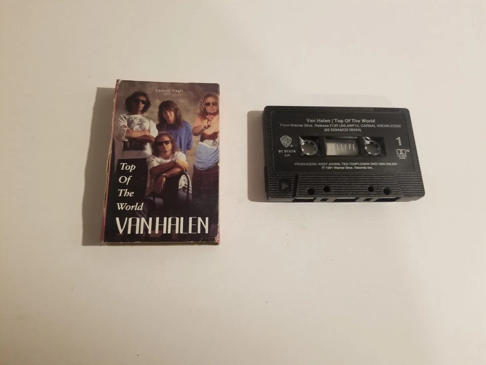 Van Halen - Top Of The World - Cassette (single) Tape - Image 1 of 1