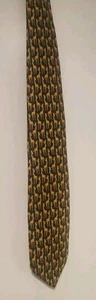 Vintage St Michael reine Seide Krawatte Herren Neuheit Giraffe Tiermotiv marineblau - Bild 1 von 8
