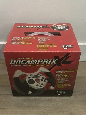 Dreamgear DGUN-840 Dreamprix Mini Wheel 7 In 1 With Rumble-Silver/black 7E - Image 1 of 4
