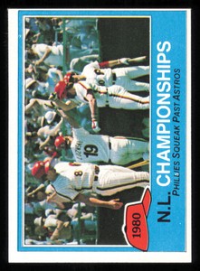 1981 Topps #402 1980 NL Championships LCS Baseball Card - Near Mint or Better