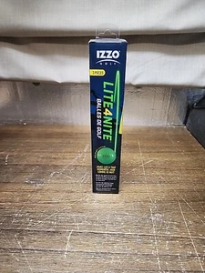 IZZO Golf Lite4Nite Golfbälle. Kit enthält UV-Blitzlicht, 3 Golfbälle - Bild 1 von 6