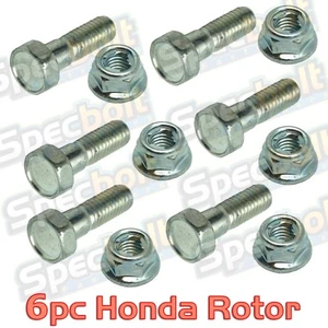 6pc CRF HONDA BRAKE ROTOR BOLTS CRF150R CRF250R CRF450R CRF250X CRF450X - Bild 1 von 5