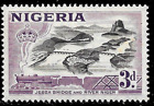 1954 Nigeria Sc# 84, PONT JEBBA ET RIVIÈRE NIGER MNH** OG VF