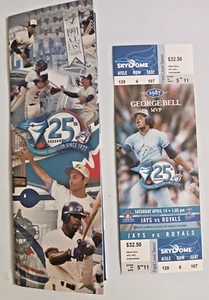 Vintage 2001 MLB Unused Ticket Skydome Toronto Blue Jays Vs. Kansas City Royals - Picture 1 of 3
