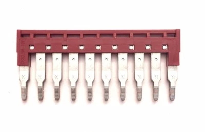 DIN Rail UL Dinkle Jumpers DSS2.5N-10P 12 AWG 10 Pole for DK2.5N 5 Quantity - Image 1 of 3