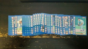 1991 SCORE ROOKIE GLOSSY BASEBALL CARDS (#1-40) U-PICK FROM LIST