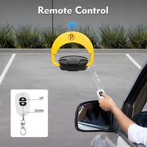 Car Parking Spot Lock Remote Control Anti-Collision Foldable Barrier Auto Sensor - Picture 1 of 24