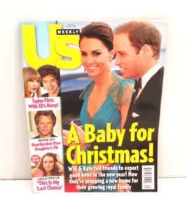 US Weekly December 3 2012 Will & Kate Baby Lindsay Lohan Taylor Swift Harry - Picture 1 of 11