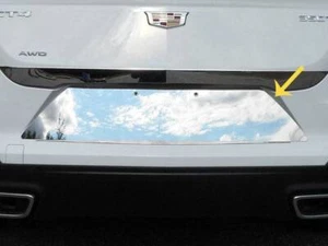 Stainless Steel License Plate Bezel 1 Pc for Cadillac CT4 2020-2025 QAA LP60245 - Picture 1 of 5