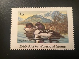 ICOLLECTZONE US 1989 #5 Alaska XF NH Duck Stamp  - Picture 1 of 1