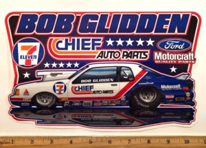 EXTRA GROß BOB GLIDDEN Chief Autoteile THUNDERBIRD PRO STOCK Aufkleber Sticker - Bild 1 von 1
