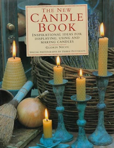 THE NEW CANDLE BOOK (1996) GLORIA NICOL, COLOR PHOTOS, MAKING&DISPLAYING CANDLES - Picture 1 of 1