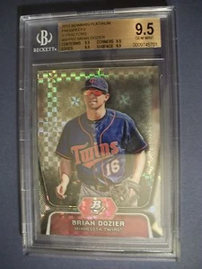 BRIAN DOZIER 2012 Bowman Platinum Prospects Xfractors #62 BGS GEM MINT 9.5 RC - Picture 1 of 1