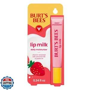 Burt’s Bees Leche Labial, Hidratante Diario para Labios, Fresa Dulce, Vitamina E - Imagen 1 de 5