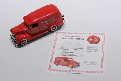 DANBURY MINT 1941 CHEVROLET PANEL DELIVERY COCA-COLA SCALE 1:24 WITH COA NO BOX - Image 1 of 4