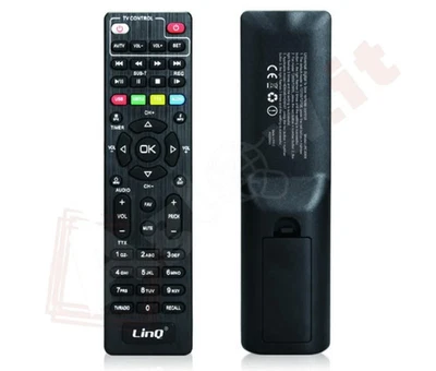 Linq Telecomando DVB-T con funzione TV URC8906, Compatibile con T2755, T2758, T2 - Immagine 1 di 2