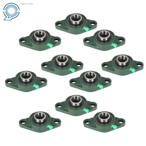 10PCS UCFL205-16 Pillow Block Flange Bearing 1" Bore 2 Bolt Solid Base New - Picture 1 of 12