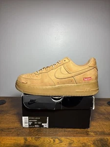 Größe 9,5 - Nike Air Force 1 Low SP x Supreme Wheat 2021 - DN1555-200 - Bild 1 von 10